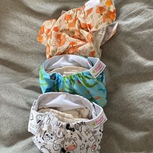 Blueberry Newborn Simplex Organic All-In-One Diaper (for newborns